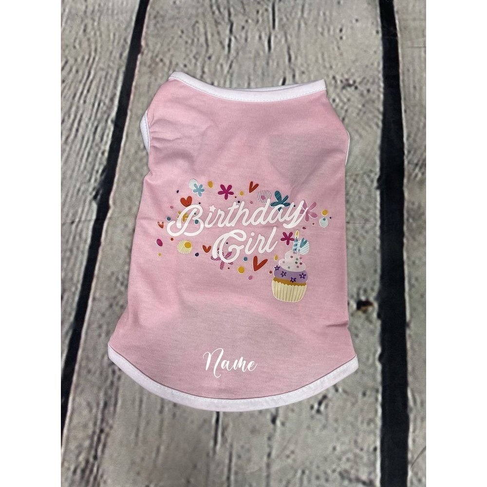 NWT Custom Birthday Girl Dog